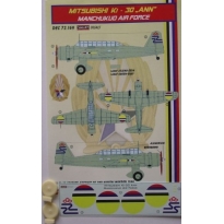 Mitsubishi Ki-30 Ann Manchukuo + kola (1:72)