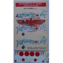 Mitsubishi Ki-51 Sonia Japanese "Over Pacific Area"+ wheels (1:72)