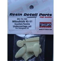 Mitsubishi Ki-51 Sonia Undercarriage set (Hasegawa) (1:72)