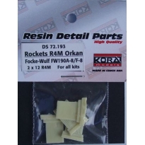 R4M Orkan  with racks for Fw-190A-8/F-8 (1:72)