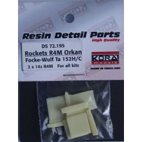 R4M Orkan  with racks for Fw Ta-152H/C (1:72)