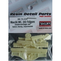 Macchi MC.202 Folgore Undercarriage set (Italeri, Hasegawa, Supermodel) (1:72)