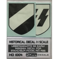 Helmet decal Liebstand. SS early Insignia (1917,1935) (1:1)