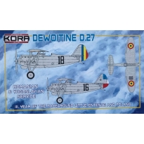 Kora Models KPK72105 Dewoitine D.27 Romainian and Yugoslav Service (1:72)