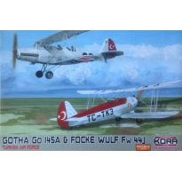 Kora Models KPK7264 Gotha Go145A & Focke Wulf Fw 44J Turkish AF - Double kit (1:72)