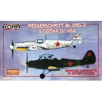 Kora Models KPK7298 Messerschmitt Bf-109G-6 & Gotha Go 145A in Soviet hands (1:72)