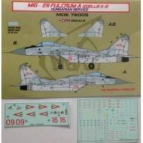 MiG-29 Fulcrum A Hungary (1:72)