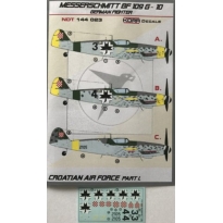 Messershmitt Bf-109G-10 Croatian service I (1:144)