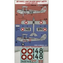 De Havilland DH-60G Gipsy Moth Danish service (1:72)