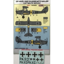 De Havilland DH-60GIII Moth Major Luftwaffe service (1:72)