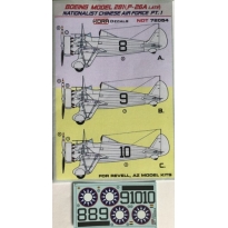 Boeing model 281 (P-26A late) Nationalist Chinese AF Part 1 (1:72)