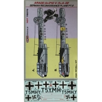 Arado Ar 240 V-5 & V-02 German reconaissance plane PT.2 (1:72)