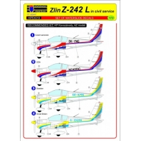 Zlin Z-242L In civil service decals (1:72)