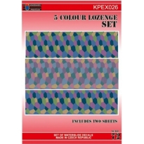 5 Colour Lozenge Set (1:72)