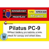 Pilatus PC-9 Mask for canopy and wheel (1:72)