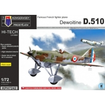 Kovozávody Prostějov KPH7242 Dewoitine D.510 (1:72)