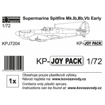 Kovozávody Prostějov KPJ7204 Supermarine Spitfire Mk.Ib, IIb, Vb Early KP-JOY PACK (1:72)
