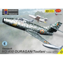 Kovozávody Prostějov KPM0528 Dassault MD-450 Ouragan/Toofani "Indian AF“ (1:72)