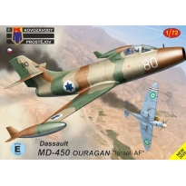 Kovozávody Prostějov KPM0530 Dassault MD-450 Ouragan "Israel AF“ (1:72)