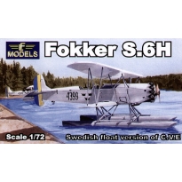 Fokker S.6H Swedish float plane version (1:72)
