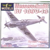 Messerschmitt Bf 109V-13 1937 speed record breaker (1:72)