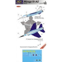 Mirage F.1AZ S. Africa part II: kalkomania + konwersja (1:72)