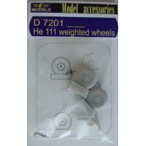 LF Models D7201 He 111 weighted wheels (1:72)