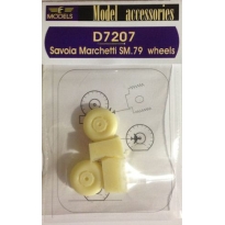 LF Models D7207 Savoia Marchetti SM.79 weighted wheels (1:72)