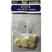 LF Models D7215 Fiat BR.20 weighted wheels (1:72)