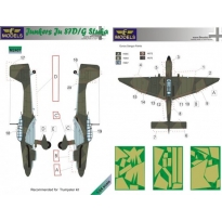 LF Models M2407 Junkers Ju 87D/G Camouflage painting mask (1:24)