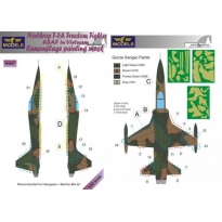 Northtrop F-5A FreedomFighter USAF in Vietnam Camo Painting Mask (1:32)