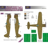 Macchi C.200 Saetta Tropical snakelike pattern Camouflage PM (1:32)