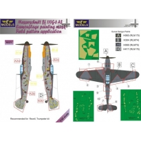 Messerschmitt Bf 109G-6AS Camouf. Paint.Mask (Field application) (1:32)