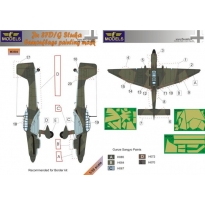 LF Models M3504 Ju 87D/G Stuka Camouflage Painting Mask (1:35)