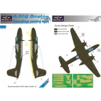 LF Models M48110 A-20G Boston Camouflage Painting Mask (1:48)