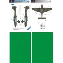 LF Models M4819 Junkers Ju 87B/R Camouflage Painting Mask (1:48)