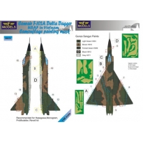 LF Models M4878 F-102A USAF in Vietnam Camo Painting Mask (1:48)