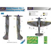 Hawker Tempest Mk.II Camouflage Painting Mask (1:48)