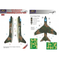 LF Models M72114 Vought A-7 Corsair II in Vietnam Camouflage Painting Mask (1:72)