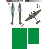 LF Models M7215 Messerschmitt Bf 110C/D Camouflage Painting Mask (1:72)