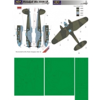 LF Models M7220 Heinkel He-111H/P Camouflage Painting Masks (1:72)