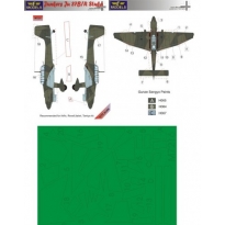 LF Models M7221 Junkers Ju 87B/R Camouflage Painting Mask (1:72)