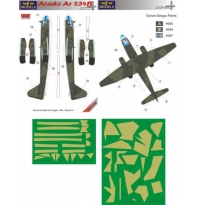 LF Models M7226 Arado Ar 234B Camouflage Painting Masks (1:72)
