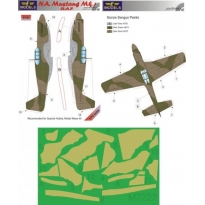 LF Models M7229 N.A. Mustang Mk.I RAF Camouflage Painting Masks (1:72)