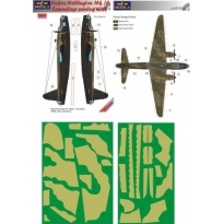 LF Models M7231 Vickers Wellington Mk.IC A-scheme Camouflage Painting Mask (1:72)