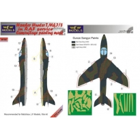 LF Models M7269 Hawker Hunter T.Mk.7/8 in RAF service Camouflage Painting Mask (1:72)