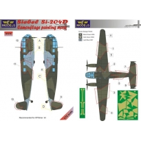 LF Models M7279 Siebel Si 204D Camouflage Painting Mask (1:72)