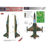 LF Models M7285 Northtrop F-5A FreedomFighter USAF in Vietnam Camo Painting Mask (1:72)