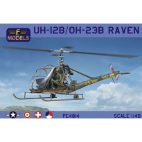 LF Models PE4814 UH-12B / UH-23B Raven (Korean war, France, Swiss, Dutch) (1:48)