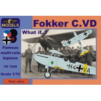 LF Models PE7208 Fokker C.VD What if? Luftwaffe, Czech, UK, Spanish civil war (1:72)